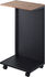 Tower sivupöytä pyörillä musta
