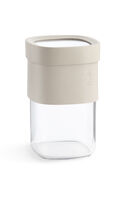 Flip säilytyspurkki M vaalea beige