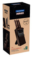 Barbecue-veitsitukki 5 osaa Black