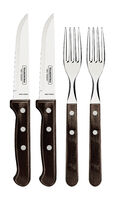 Pihviaterimet Gaucho 4 os. Polywood
