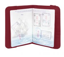 Passilompakko, RFID, punainen