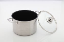 Kattila + kansi Nonstick Clad 24 cm