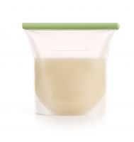 Suljettava silikonipussi 1,5 l