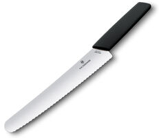 Leipäveitsi 22 cm musta