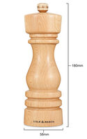 London suolamylly 18 cm Natural B.