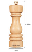 London pippurimylly 18cm Natural B.