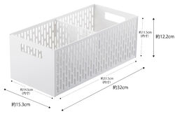 Tower laatikosto pyörillä valkoinen