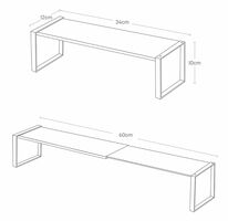 Frame säädettävä kenkäteline valk.