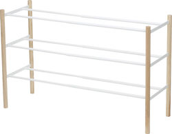 Plain kenkäteline pidennettävä valk