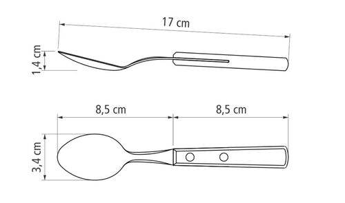 Alkuruokalusikka 17 cm Polywood