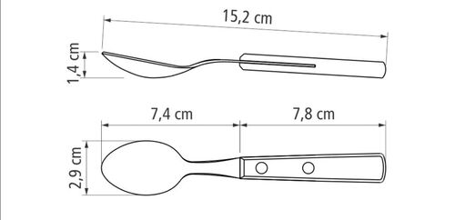 Teelusikka 15 cm Polywood