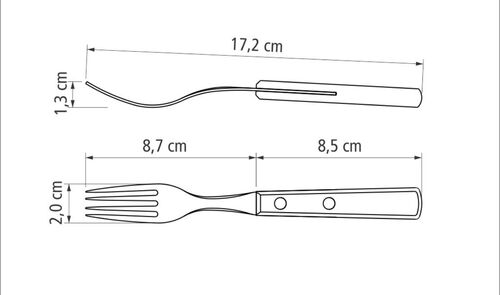 Alkuruokahaarukka 17 cm Polywood