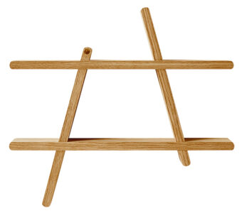 A-hylly 52 x 9 x 46 cm tammi