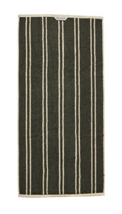Pyyhe 50 x 100 cm beige/vihreä