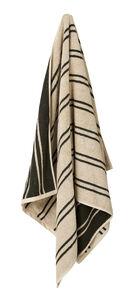 Pyyhe 70 x 140 cm beige/vihreä