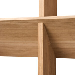 Fold seinähylly tammi