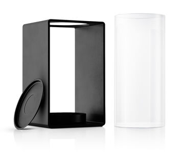 Lyhty Glow 18 cm musta