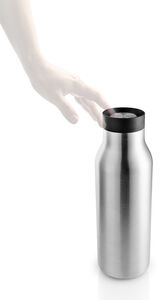 Urban termospullo 0,5 l teräs/musta