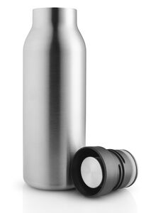 Urban termospullo 0,5 l teräs/musta
