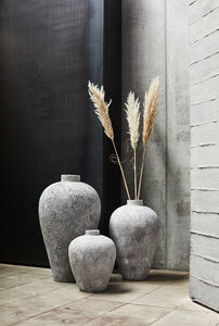 Luna Jar 60 cm Grey