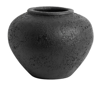 Luna Jar 26 cm Black