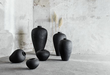 Luna Jar 26 cm Black