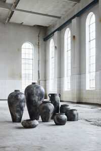 Echo Jar 80 cm Rust Grey