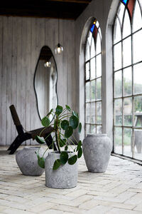 Luna Jar 38 cm Grey