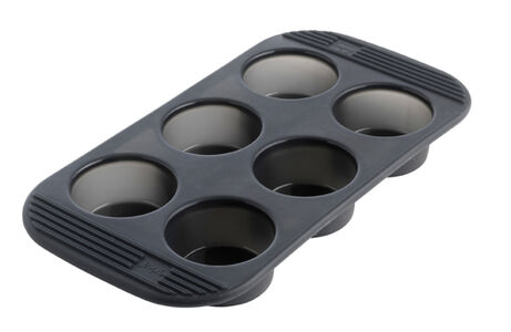 Muffinsivuoka 6 kuppia musta