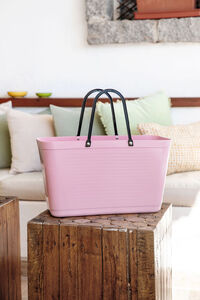 Laukku, Green Plastic, L, pinkki