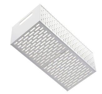 Tower laatikosto pyörillä valkoinen