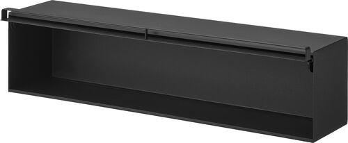 Tower seinähylly musta