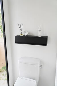 Tower seinähylly musta