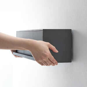 Tower seinähylly musta