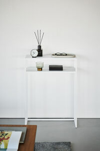 Tower konsolipöytä 2 tasoa valk.