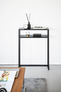 Tower konsolipöytä 2 tasoa musta