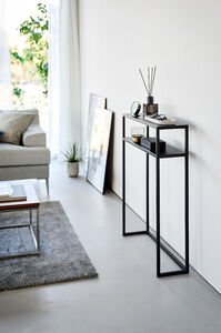 Tower konsolipöytä 2 tasoa musta