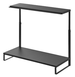 Tower näyttöteline 2 tasoa musta