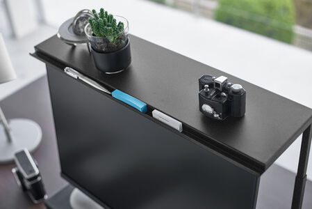 Tower näyttöteline 2 tasoa musta