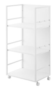 Tower säilytysvaunu 3 tasoa valk.