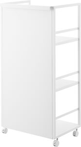 Tower säilytysvaunu 3 tasoa valk.