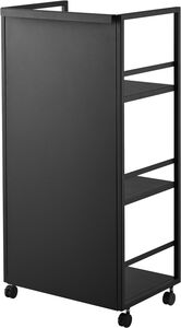 Tower säilytysvaunu 3 tasoa musta
