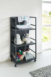 Tower säilytysvaunu 3 tasoa musta