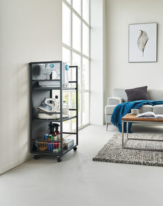 Tower säilytysvaunu 3 tasoa musta