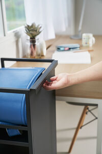 Tower säilytysvaunu 3 tasoa musta