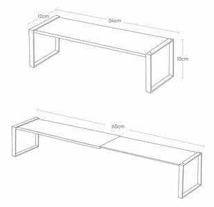 Frame säädettävä kenkäteline valk.