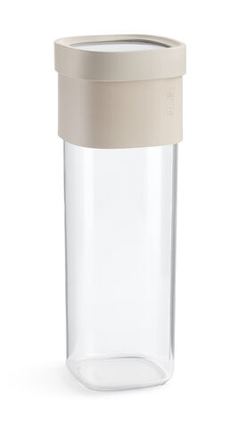 Flip säilytyspurkki L vaalea beige
