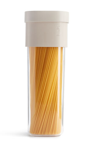 Flip säilytyspurkki L vaalea beige
