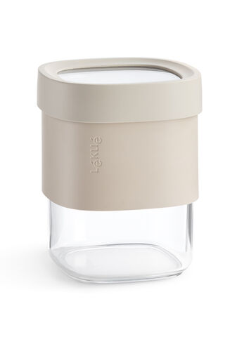 Flip säilytyspurkki M vaalea beige