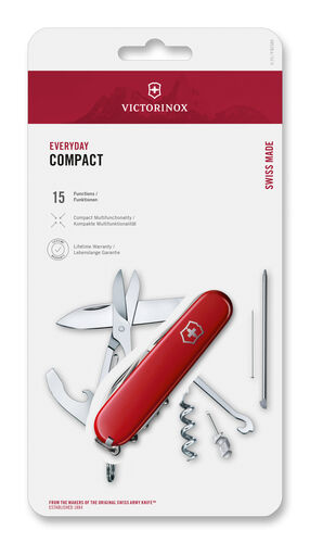 Compact punainen blister